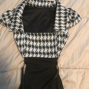 High waisted Venus one piece dress.